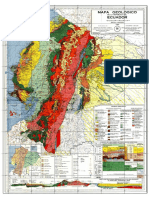 Mapa Geológico de La República Del Ecuador - 1969 - Escala 1 1'000.000 PDF