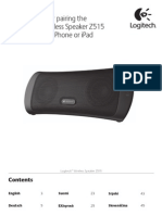Wireless Speaker z515 iPad Pairing Addendum