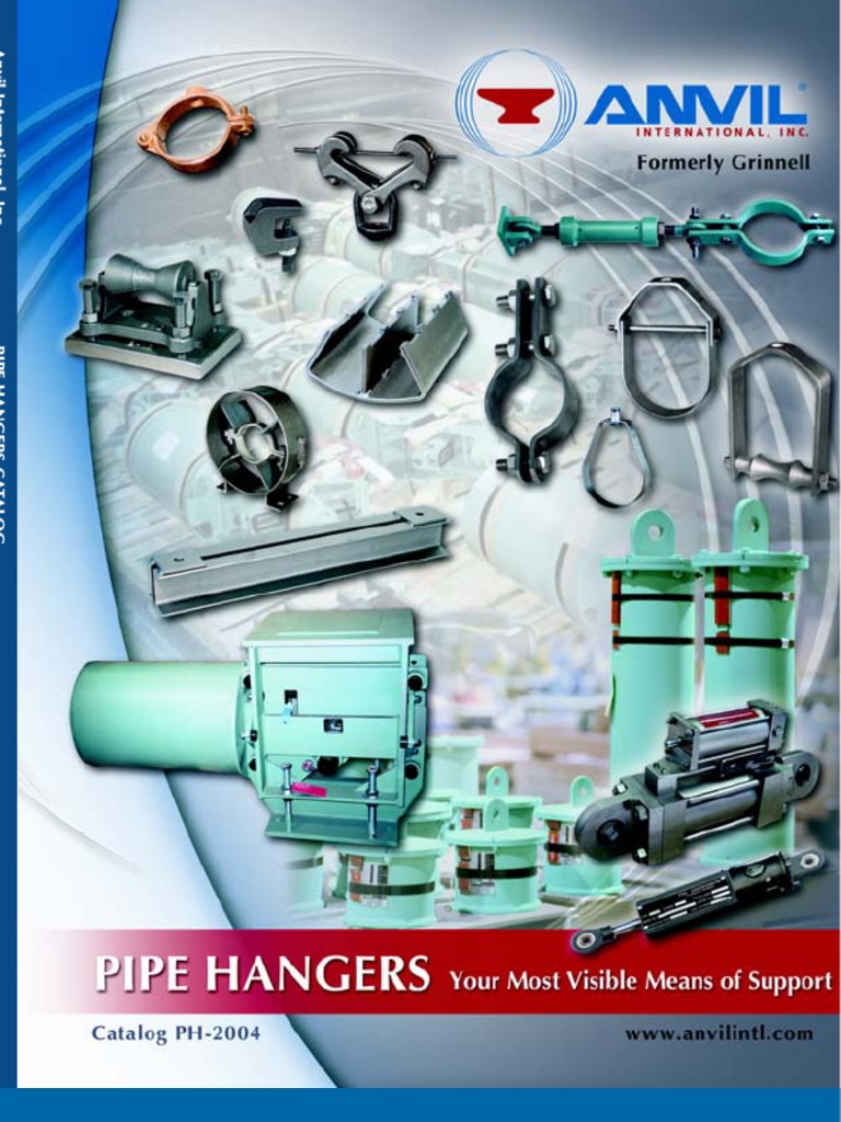 Anvil Pipe Hanger Catalog | PDF | Pipe (Fluid Conveyance) | Plumbing, image size:768x1024