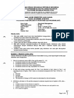 2018 - Uas Ganjil D Iv Akuntansi Alih Program (Akt) Akuntansi Managemen PDF