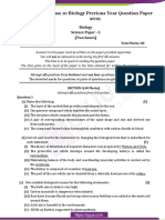 ICSE Class 10 Biology Previous Year Question Paper 2019 PDF