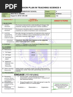 Detailed Lesson Plan On Changes in Matter Science 4