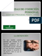 Medidas de Coercion Personal en CPP 2004