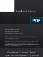 CDI-1, Chapter 2-Unit 2 SEARCH AND SEIZURE