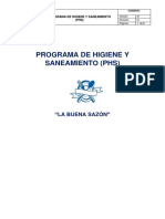 Programa de Higiene y Saneamiento