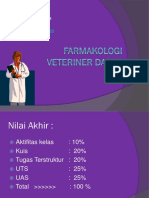 Farmakologi Veteriner Semester IV 2013 PKH Ub Angkatan 2011