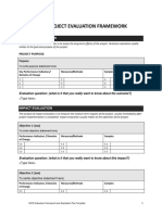 Project Evaluation Template