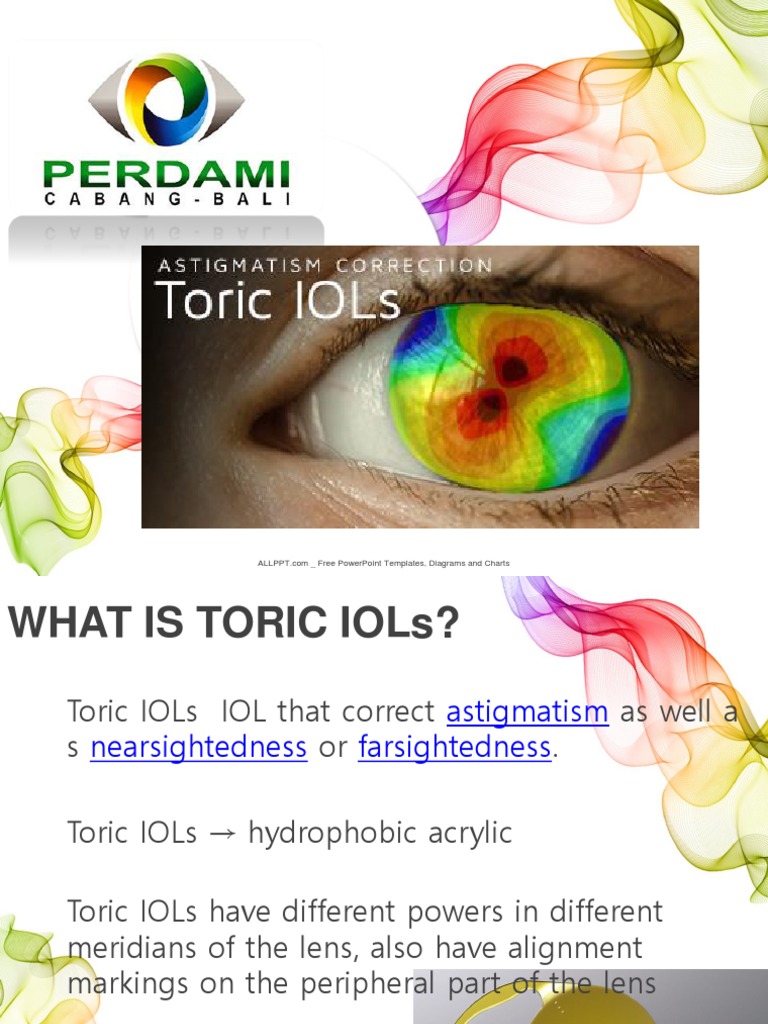 Toric IOLs: Astigmatism Correction Guide | PDF | Science & Mathematics