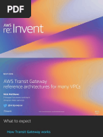 REPEAT 1 AWS Transit Gateway Reference Architectures For Many VPCs NET406-R1 PDF