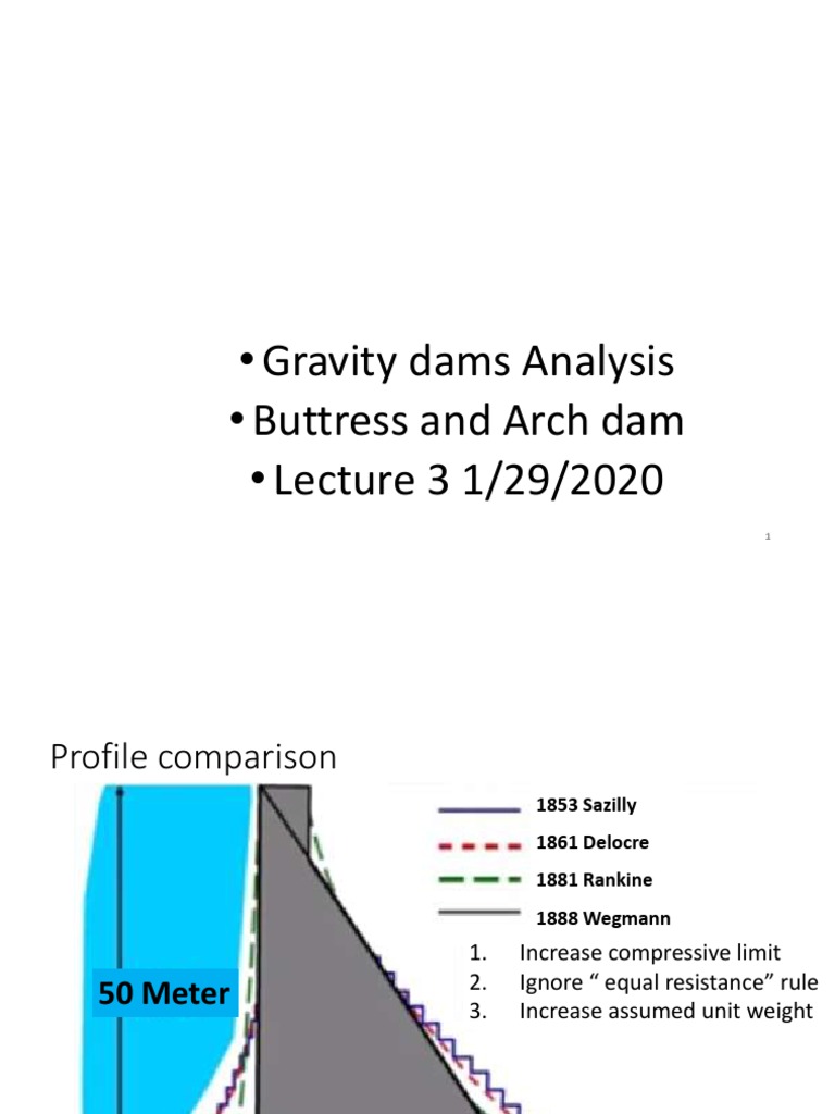 Gravity Dam Analysis Techniques | PDF | Dam | Stress (Mechanics)