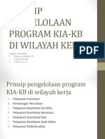 PRINSIP PENGELOLAAN PROGRAM KIA-KB DI WILAYAH KERJA