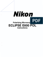 Microscope Nikon Eclipse E600POL-0000 PDF