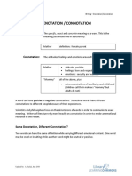 Dennotation and Connotation Class