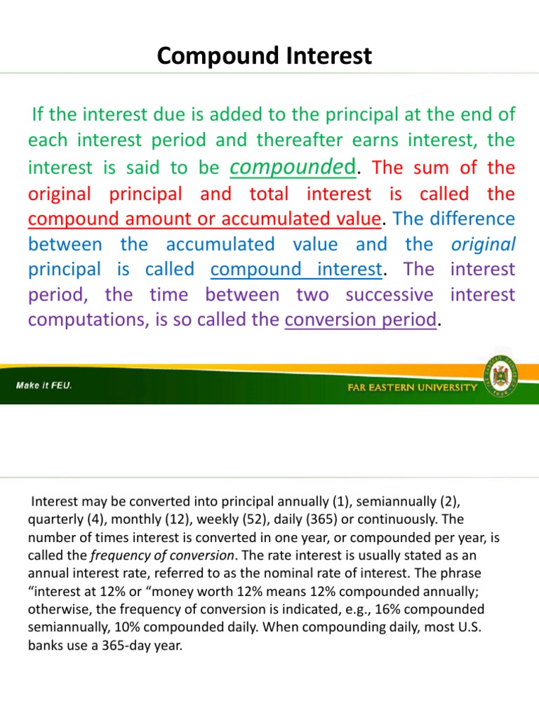 Understanding Compound Interest Basics | PDF | Compound Interest ...