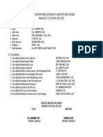 SUSUNAN PENGURUS KABUPATEN PGRI SRAGEN MB XXII (2020-2025) Update