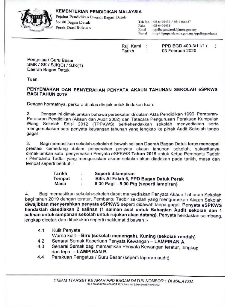 Surat ESPKWS | PDF
