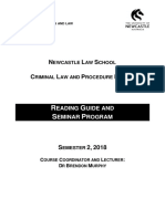 Criminal Law Reading Guide Seminar Program.2018