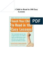 Teach Your Child To Read in 100 Easy Les PDF