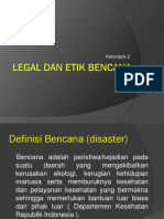 Legal Dan Etik Bencana