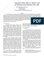 Kriptografi RSA (177006032-1770060071) PDF