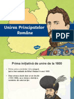 Unirea Principatelor Romane de La 1859 Prezentare Powerpoint