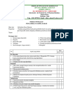 Checklist Pengambilan Sampel Darah