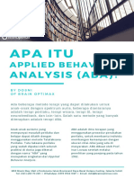 Apa Itu Applied Behavior Analysis ABA