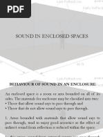 SOUND IN ENCLOSED SPACES