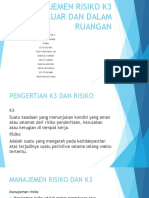 Manajemen Risiko K3 di Luar dan Dalam Ruangan