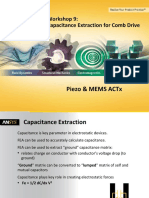 ACT - Piezo & MEMS Extension - WS9 - Capacitance Extraction