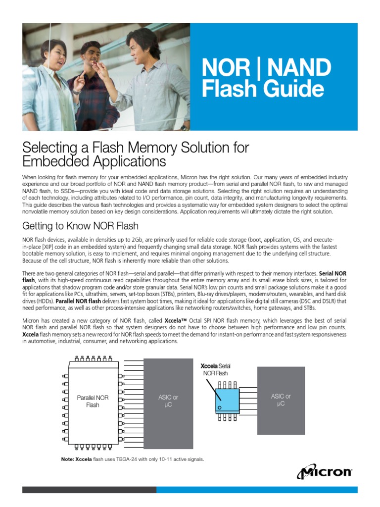 Nor Nand Flash Guide Pdf Flash Memory Solid State Drive