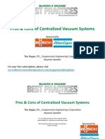 Pros & Cons of Centralized Vacuum Systems