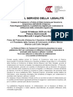 Comunicato Camera Commercio - Polizia Di Stato