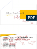 Acids and Bases (Inorganic)