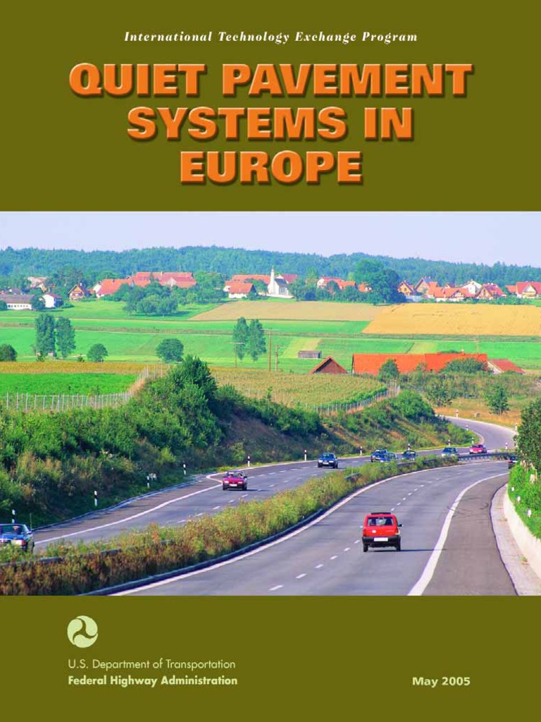 Quiet Pavement Innovations in Europe | PDF | Road Surface | Road
