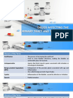 Drugs Affecting The Urinary Tract and The Bladder