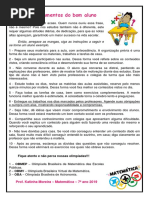 O 10 mandamentos do bom aluno