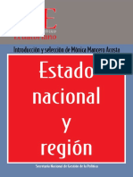 Estado nacional e región