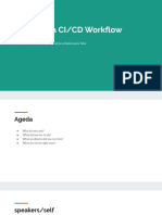 Involving A CI - CD Workflow