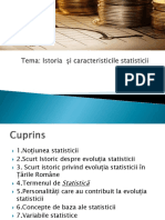 Istoria Statisticii