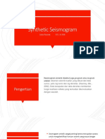 Synthetic Seismogram PowerPoint
