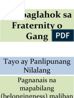 Fraternity o Gang