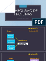 Metabolismo de proteínas
