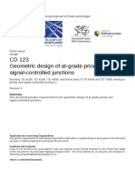 CD 123 Geometric Design of At-Grade Priority and Signal-Controlled Junctions