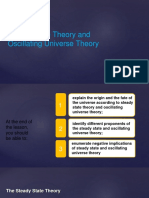 Earth and Life Science SHS 1.2 Steady State Theory and Oscillating Universe Theory