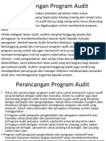 Perancangan Program Audit
