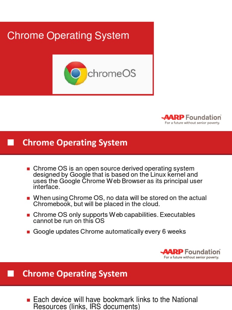Chrome Operating System PDF Chromebook Operating System