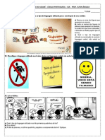 Verbal Não Verbal Atividades PDF