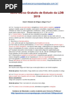 Novo Curso de Estudo da LDB 2019 - Parte 3