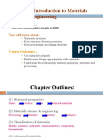Chapter 1: Introduction To Materials Science & Engineering: Course Objective..
